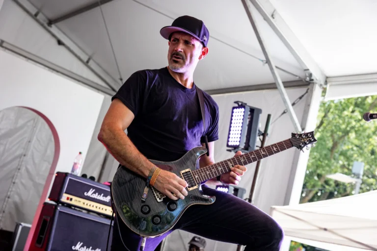Guitarist playing a solo — Punchline 13, Vans Warped Tour Montreal 2026