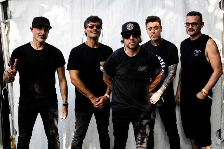 Band portrait backstage — Punchline 13, Vans Warped Tour Montreal 2026