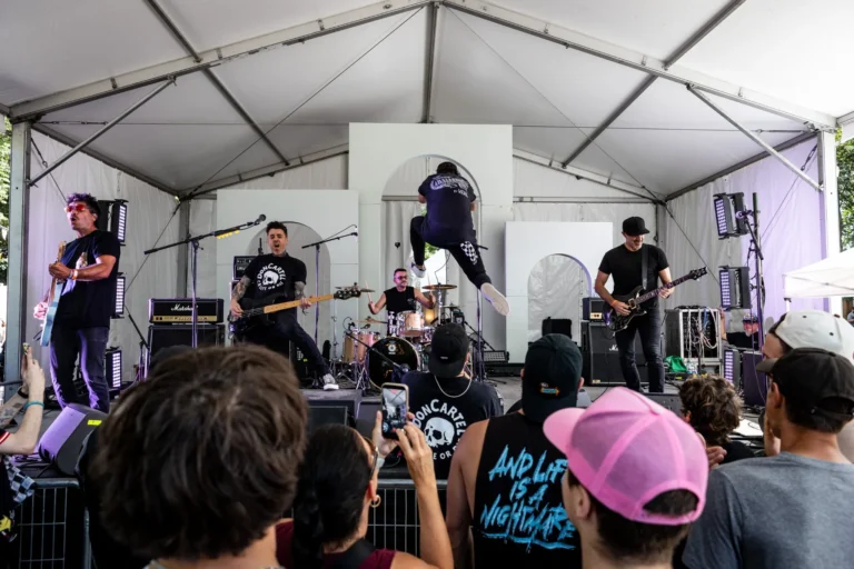 Audience watching the live show — Punchline 13, Vans Warped Tour Montreal 2026